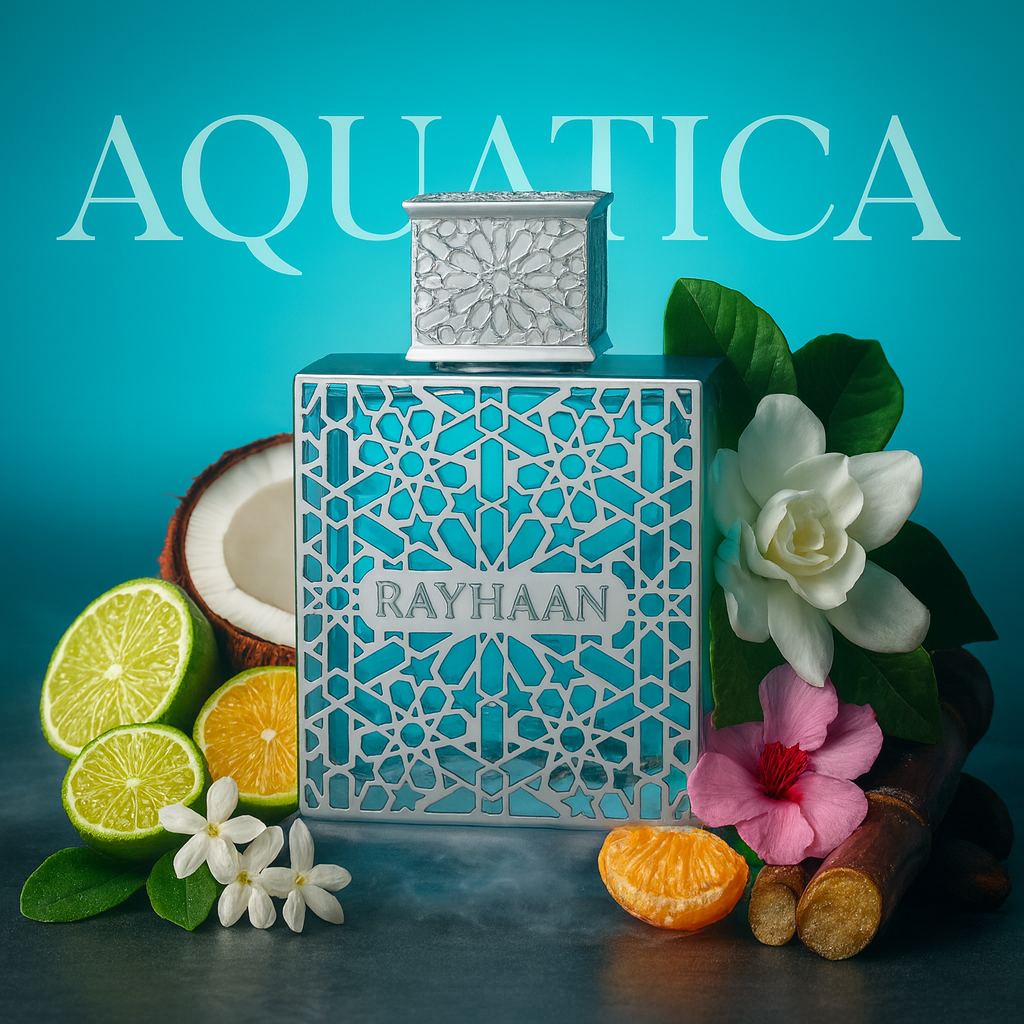 Apa de Parfum Rayhaan Aquatica, Unisex, 100 ml - Parfumuri